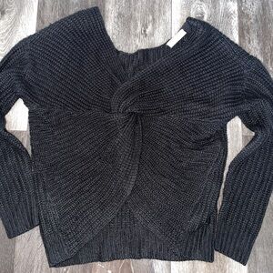 Full Cirlcle Trends with love, black, knit , small, cute sweater